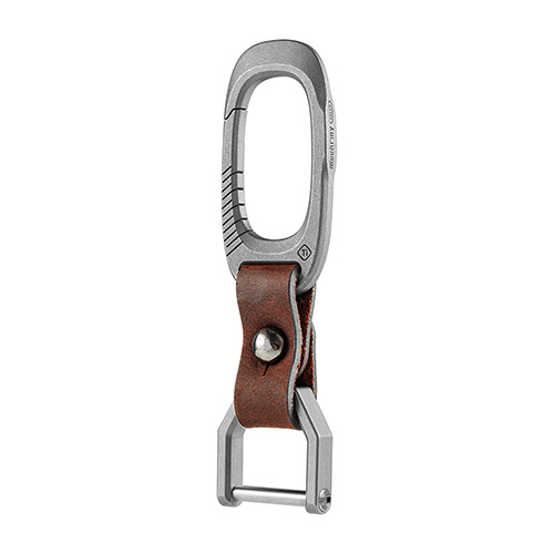 맥아미 CH21 소가죽 링크 티타늄 클립 카라비너