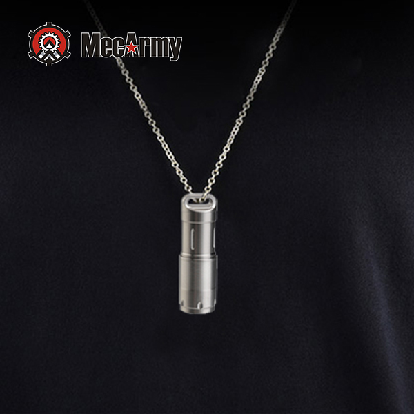 맥아미 스텐미니130루멘 충전식 목걸이 미니랜턴 X2S_실버