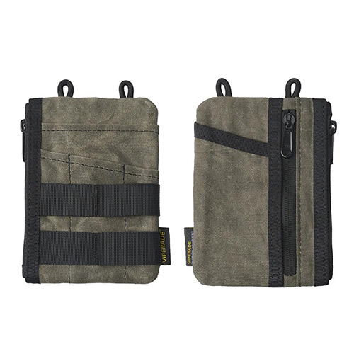 바이펄러드 VE16N-OW 왁스 파우치 카키