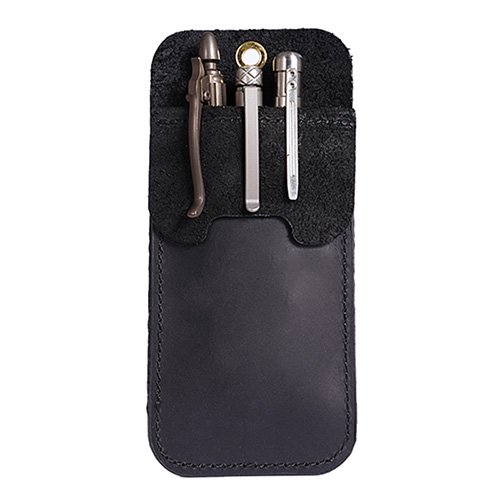 바이펄러드 천연 소가죽 펜/카드 홀더 PJ22