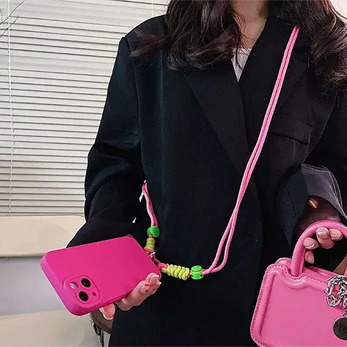 블루홀 스테인레스 D링 홀더 핸드폰 숄더 스트랩 핸드폰줄