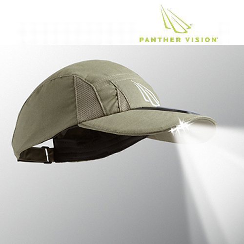 솔라파워캡 LED 4구캡(올리브)