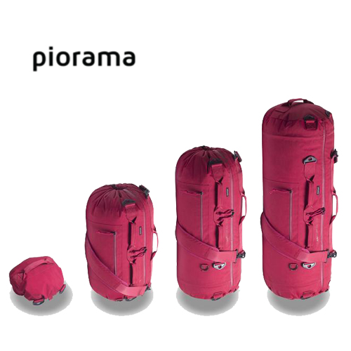 Piorama 3단변형 A10 더플백 백팩 겸용 세계일주 가방_레드